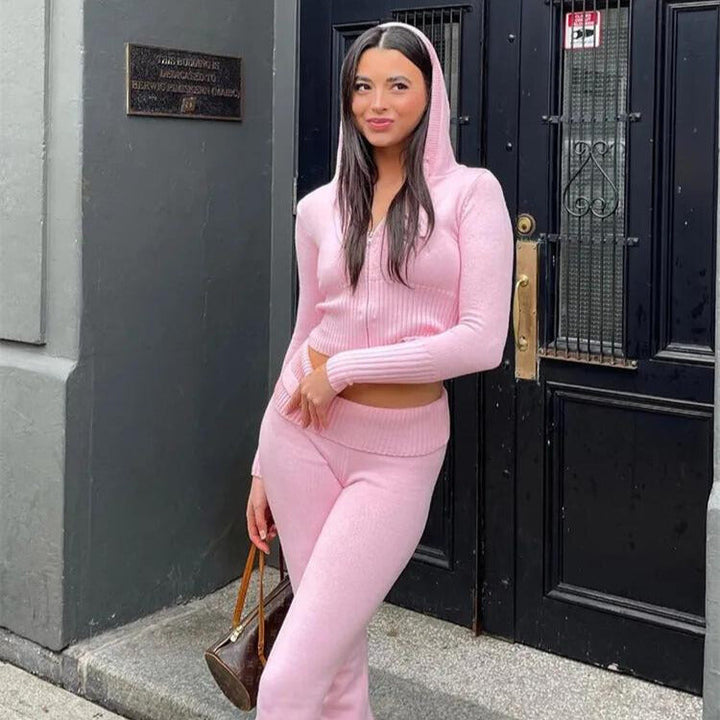 Zoe™ - Sexy Stijlvolle Gebreide Set