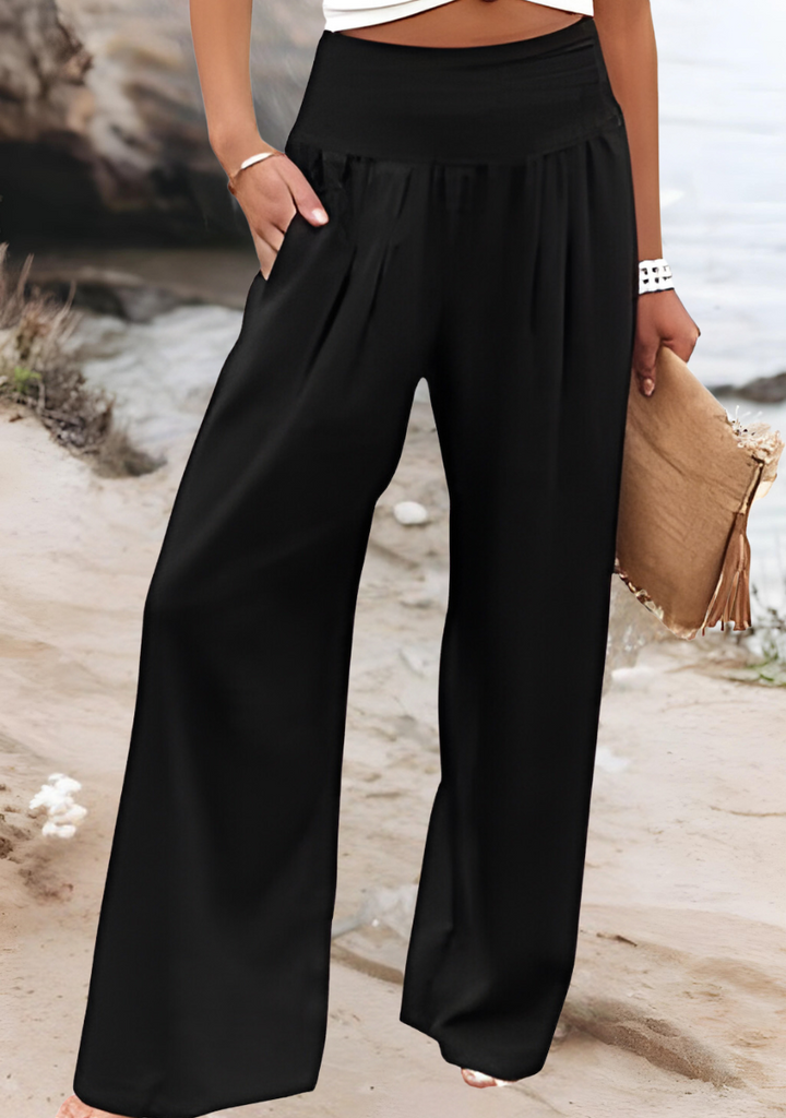 Aileen | Strand Wijde Pantalon