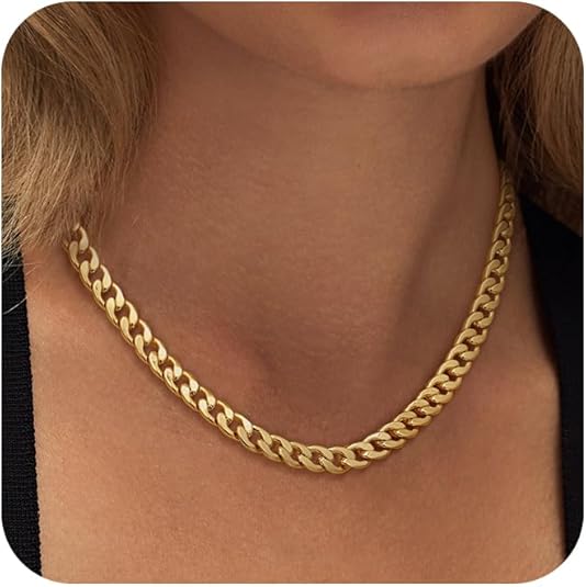 Chunky Cubaanse Schakelketting | Goud