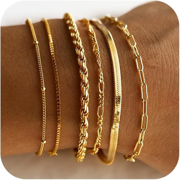 Isabella Vernetta armband set | Goud