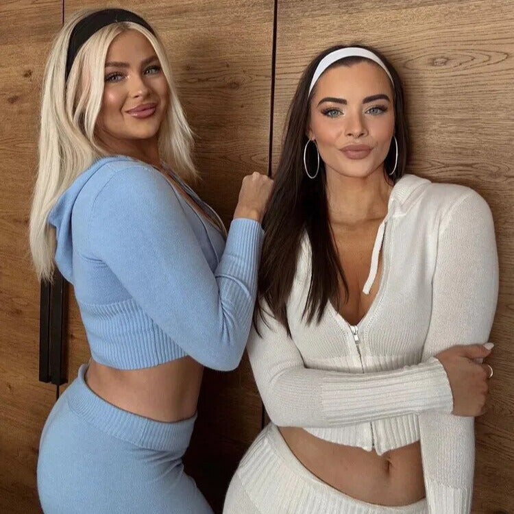 Zoe™ - Sexy Stijlvolle Gebreide Set