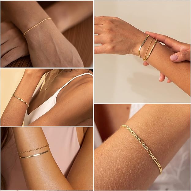 Isabella Vernetta armband set | Goud