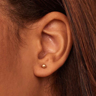 Heb een bal studs | Wit Goud