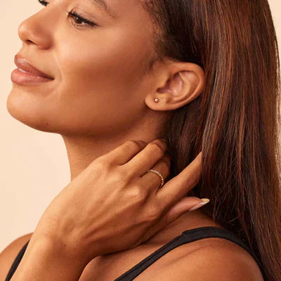 Heb een bal studs | Wit Goud