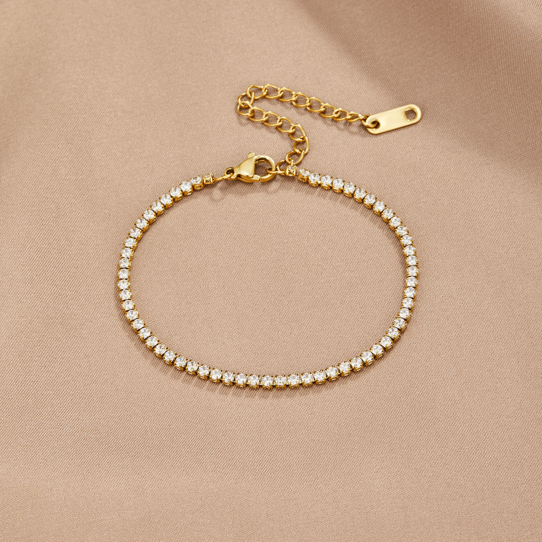 Cordelia Gouden Tennisarmband