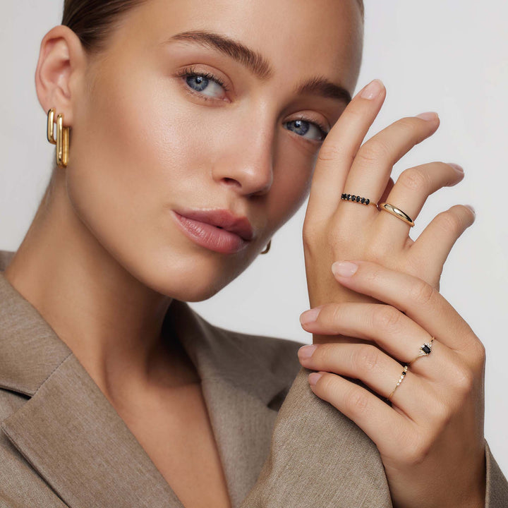 Rock Solid Ring | Goud