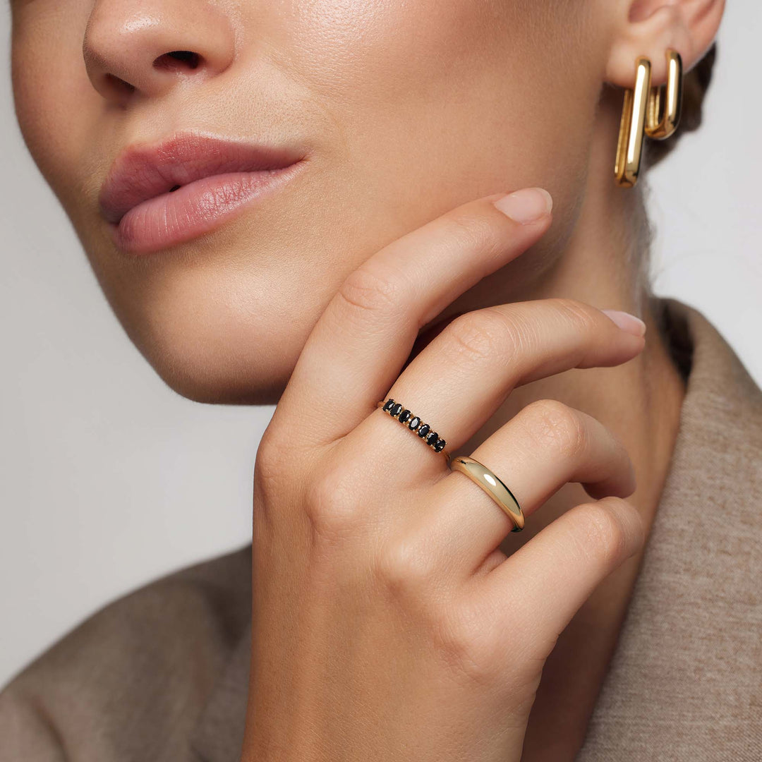 Rock Solid Ring | Goud
