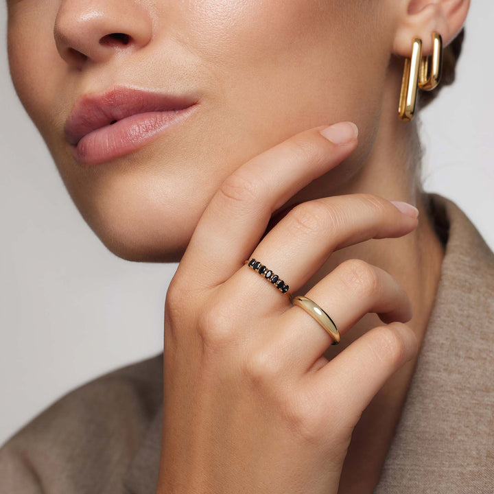 Rock Solid Ring | Goud