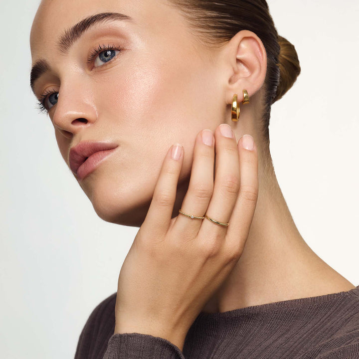 Slim Dome Ring | Goud