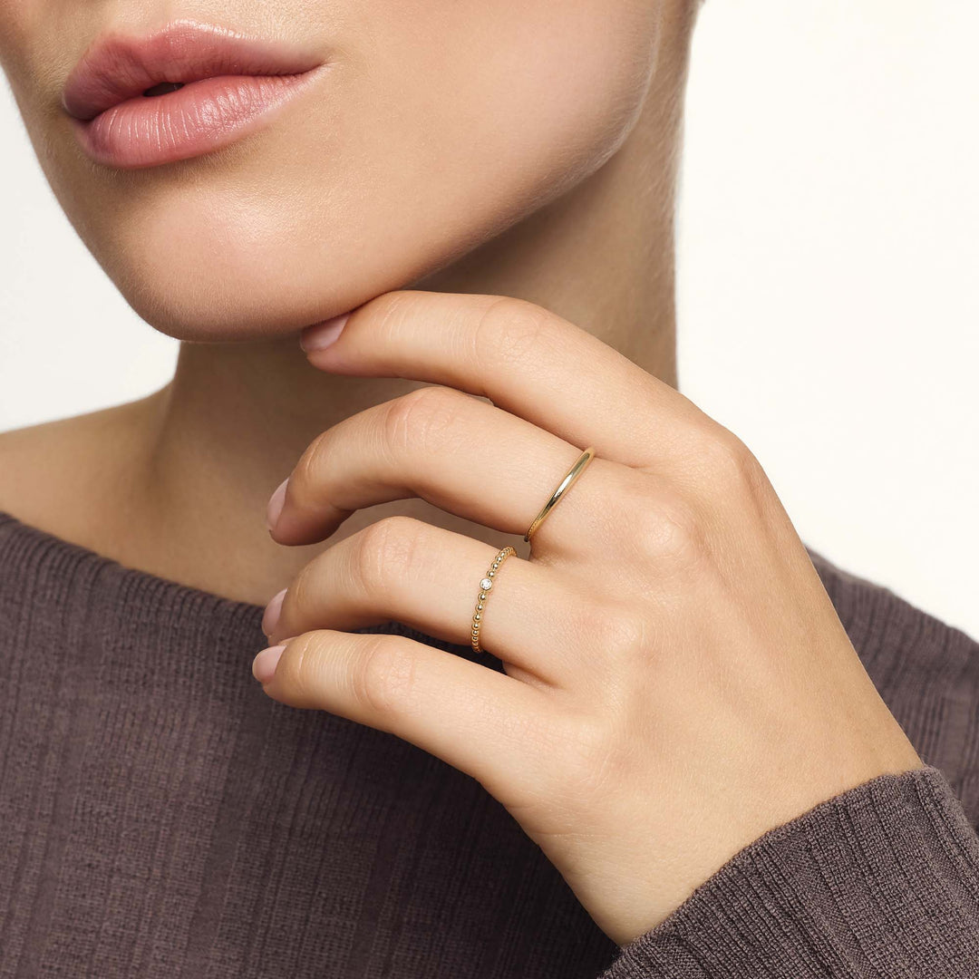 Slim Dome Ring | Goud