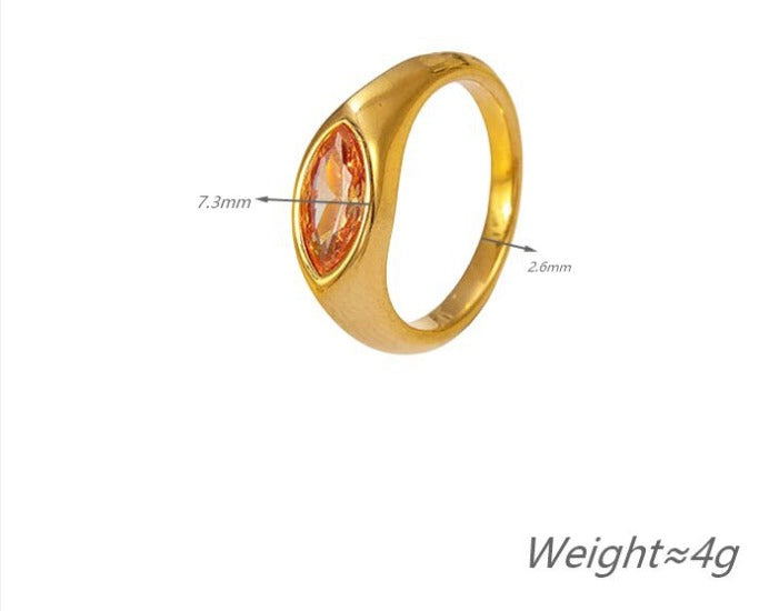 Groene Arizona Kristallen Ring