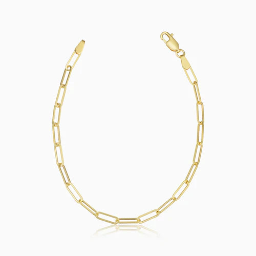 Venetiaanse Link Armband | Wit Goud
