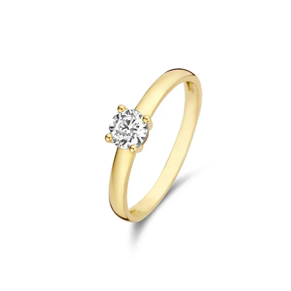 Mira Castelle Ring | Wit Goud