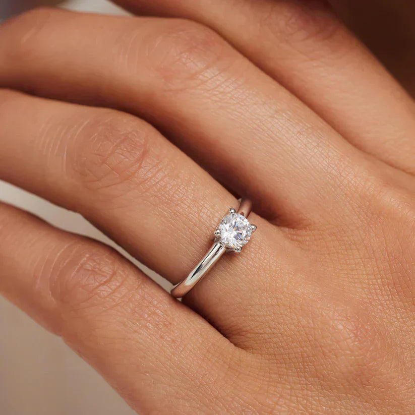 Mira Castelle Ring | Wit Goud