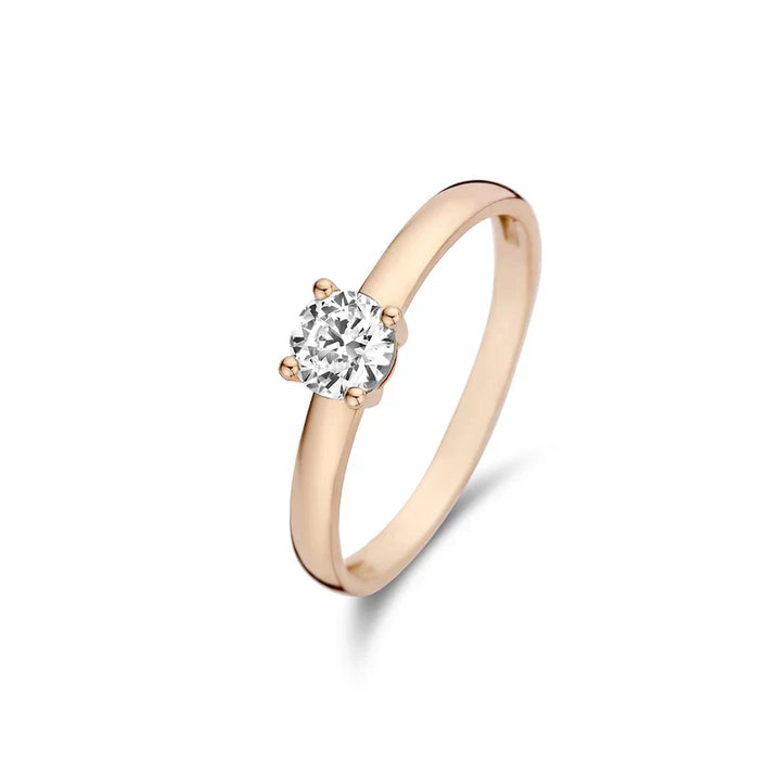 Mira Castelle Ring | Wit Goud