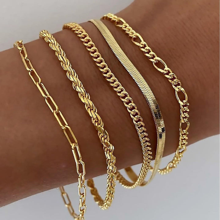 Ellis Renner Armbandenset | Wit Goud