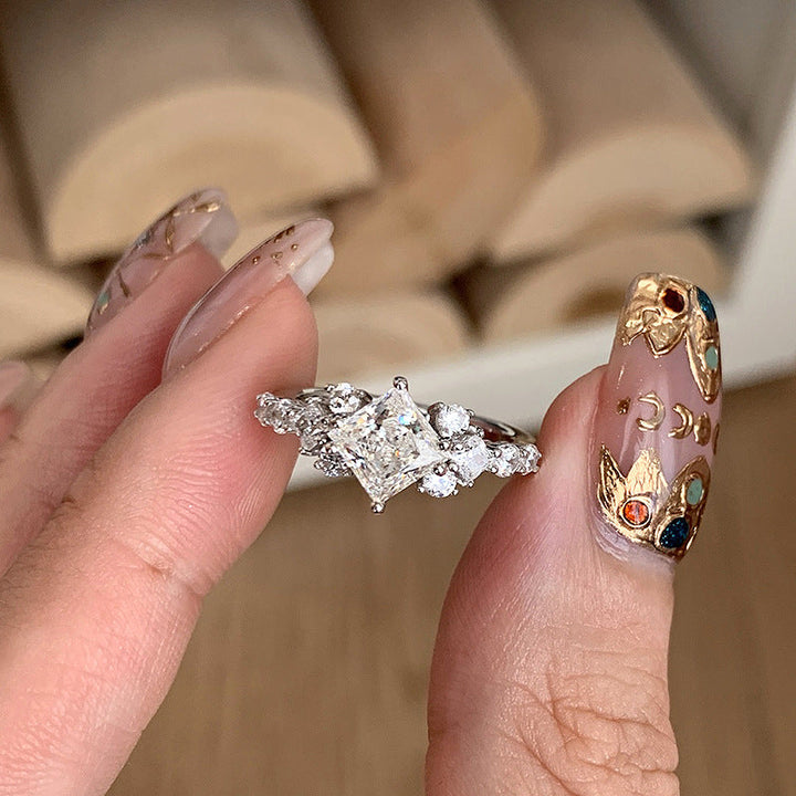 Vera Collette Ring | Wit Goud