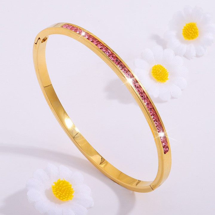 Liora Bellanotte Armband Roze | Goud