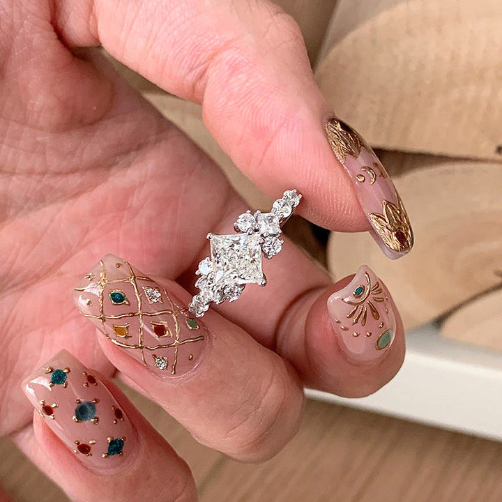 Vera Collette Ring | Wit Goud