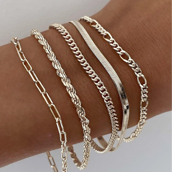 Ellis Renner Armbandenset | Wit Goud