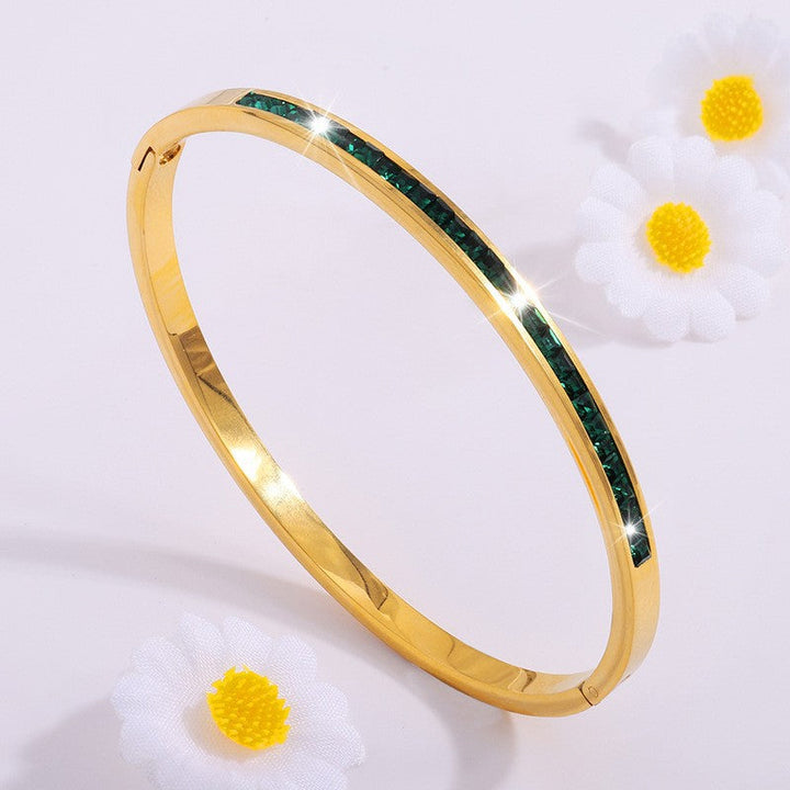 Liora Bellanotte Armband Groen | Goud