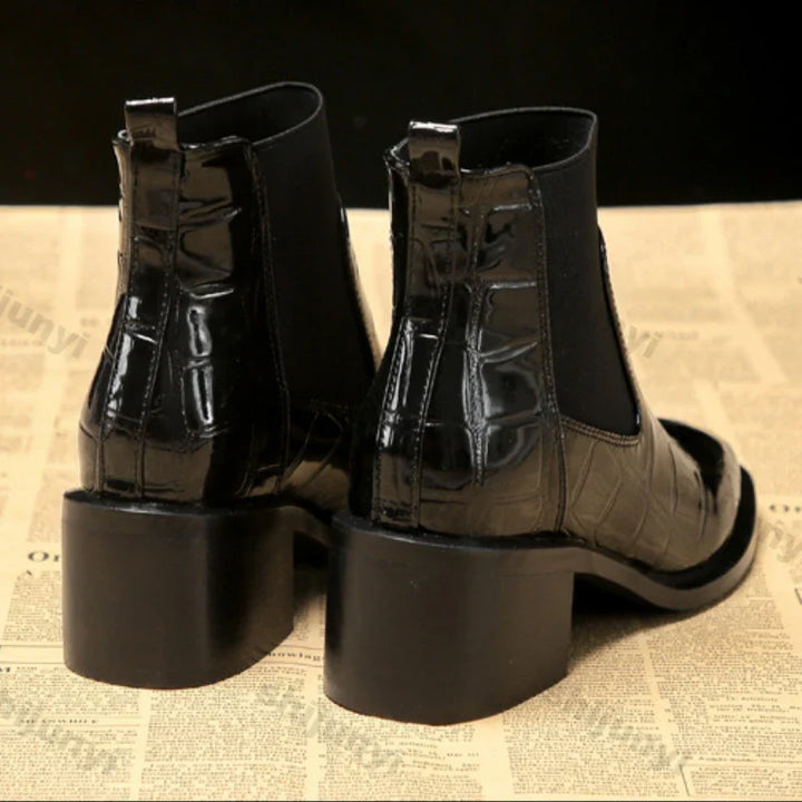 Aimee™ | Leren Chelsea Laarzen