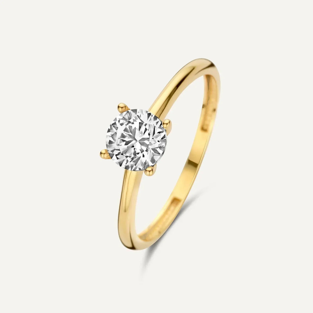 Savaya El Playa Ring | Wit Goud