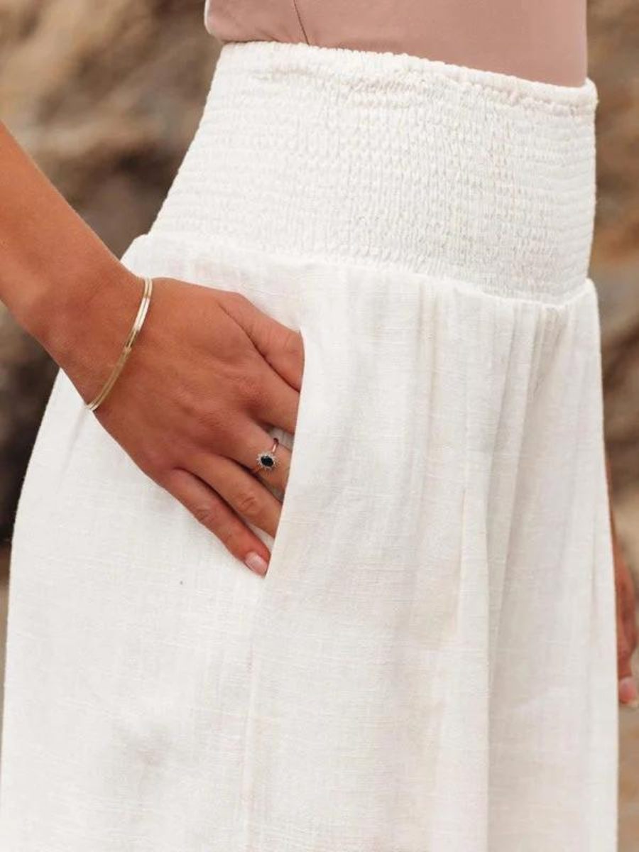 Aileen | Strand Wijde Pantalon