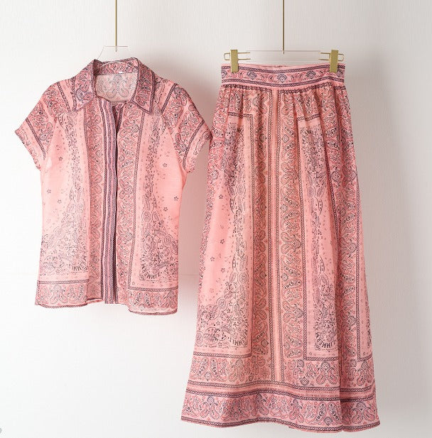 Adele™ - Boho Print Twee-Delige Set