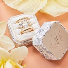 Hoop - Ingelegd Kristallen Gouden Ringenset