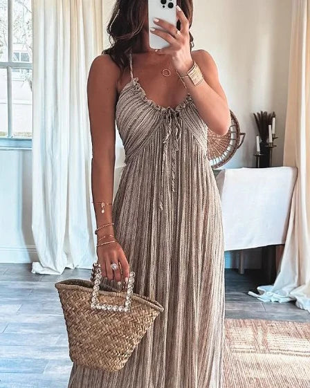 Abigail™️ - Elegante Plissé Jurk