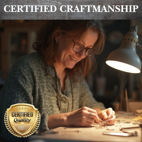 Ruby - Vintage Hanger Parel Ketting