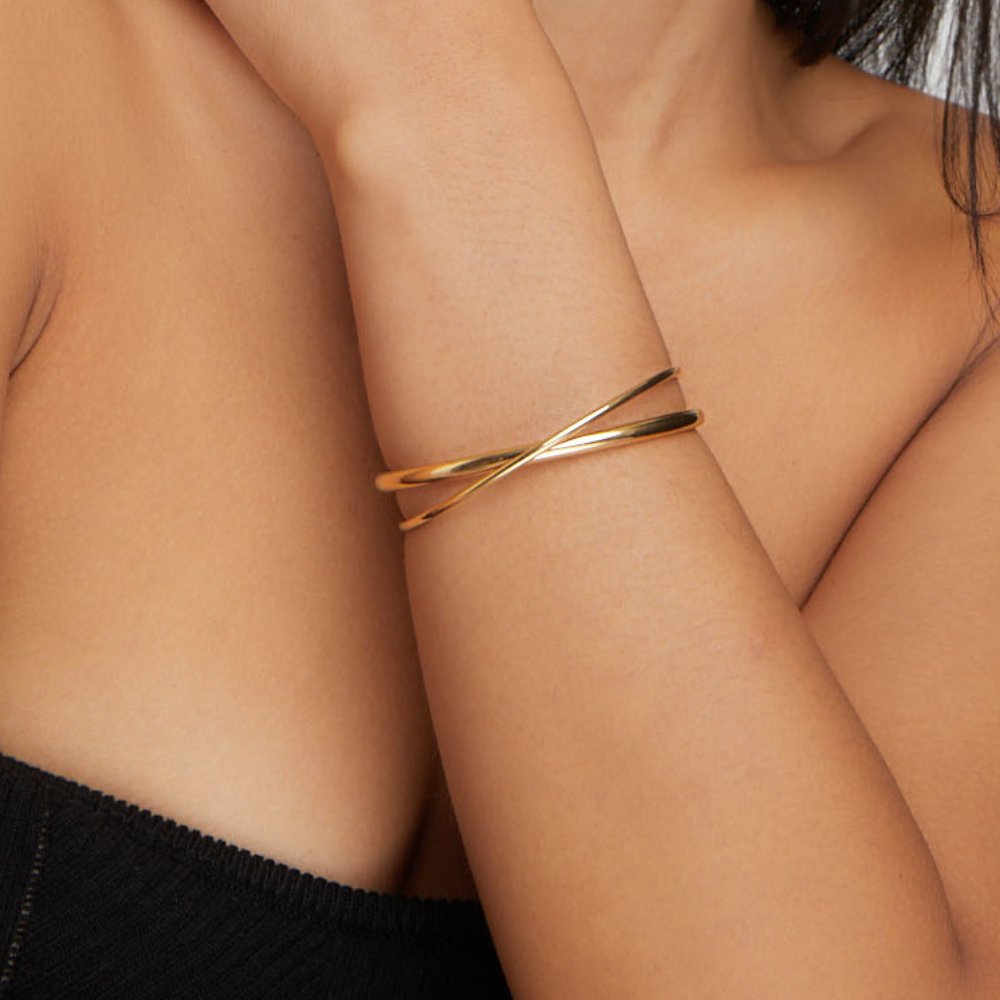 Gouden Twist Armband