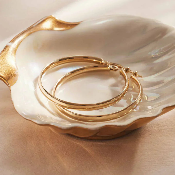 Noa Serane Oorbellen | Wit Goud