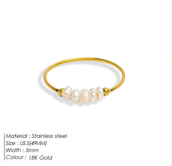 Grace - Zoetwaterparelring