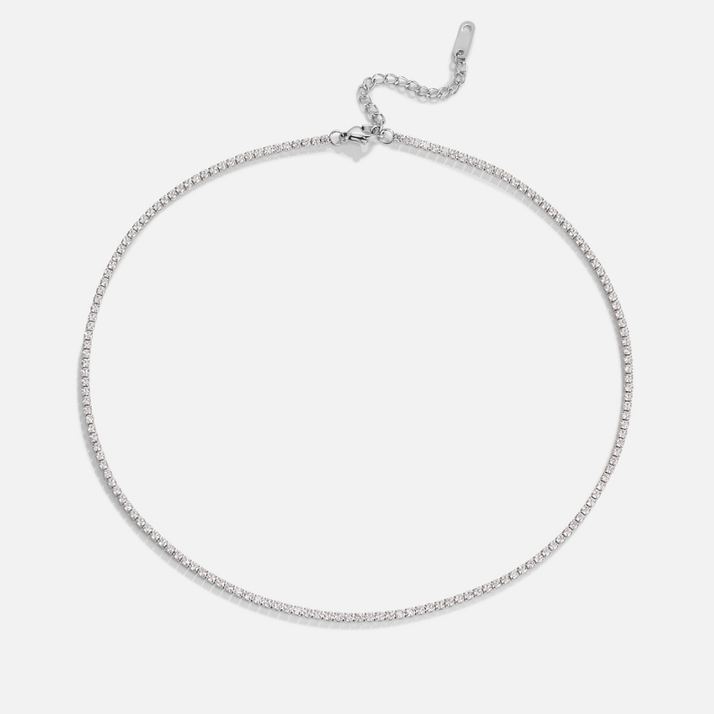 Lexi Silver Crystal Ketting