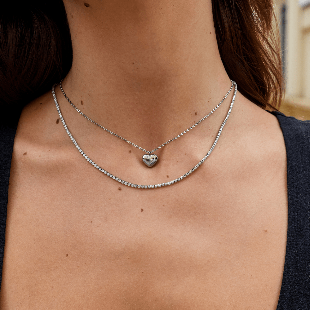 Lexi Silver Crystal Ketting