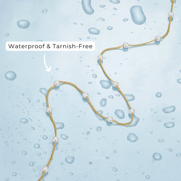 Pure Gouden Parelketting