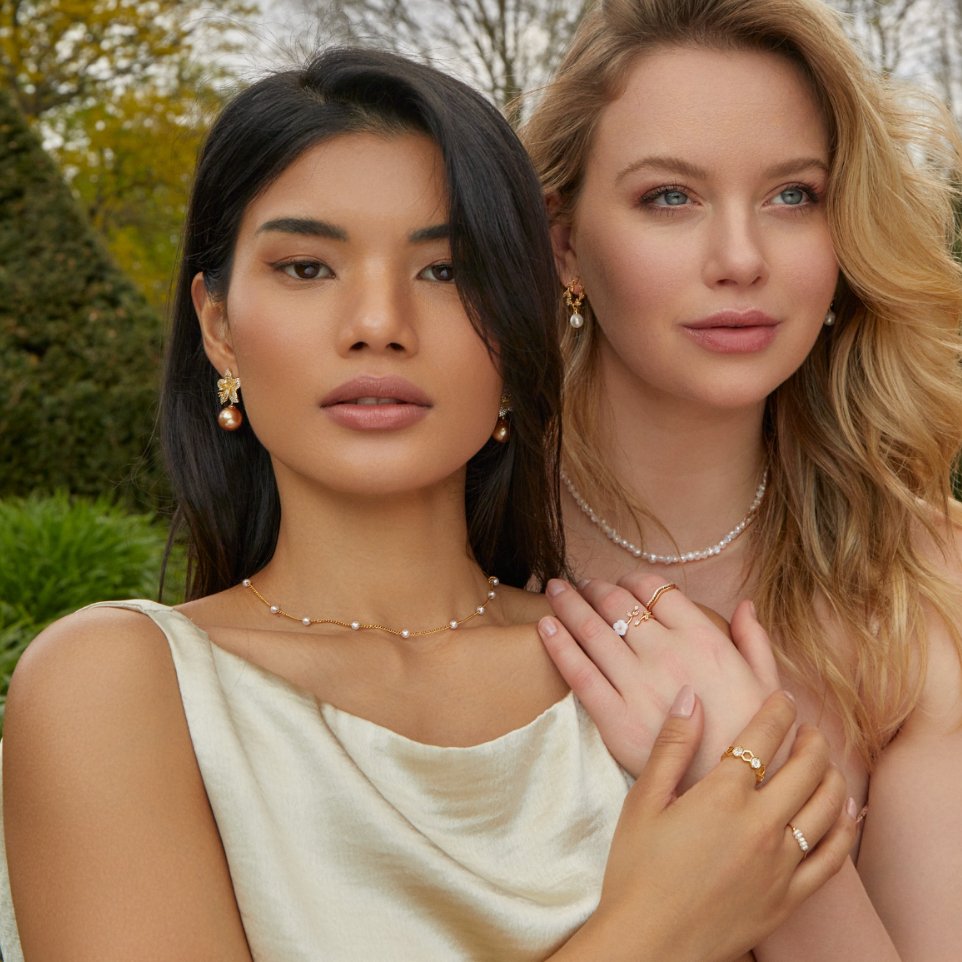 Pure Gouden Parelketting