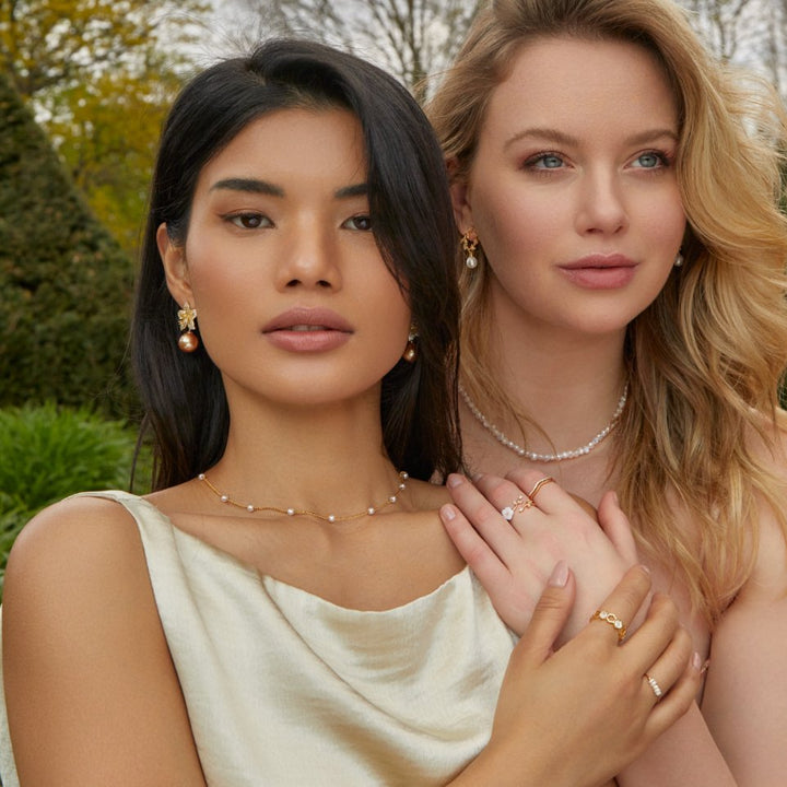 Pure Gouden Parelketting