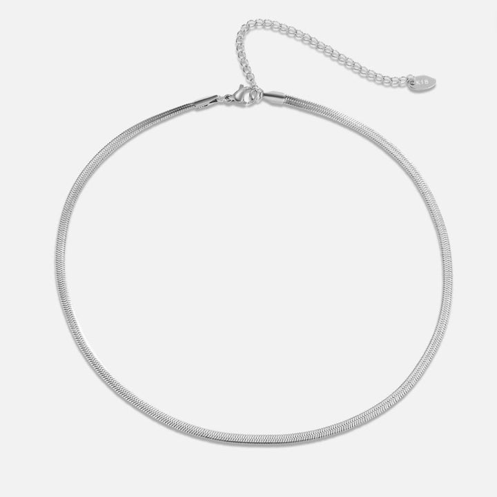 Sarya Slangenketting Zilveren Necklace