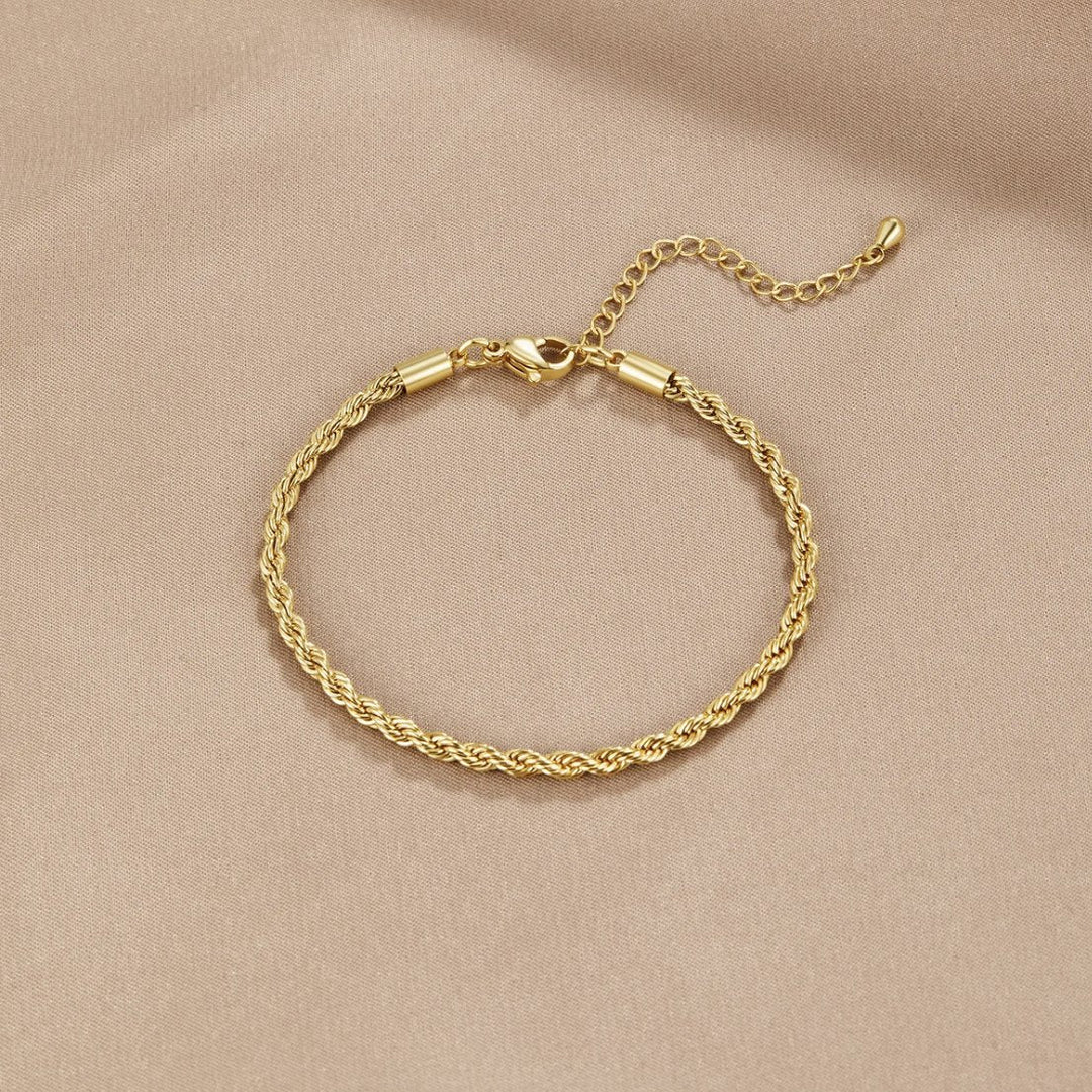Draai Chic Gouden Armband