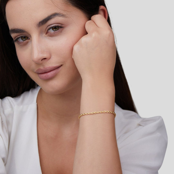 Draai Chic Gouden Armband